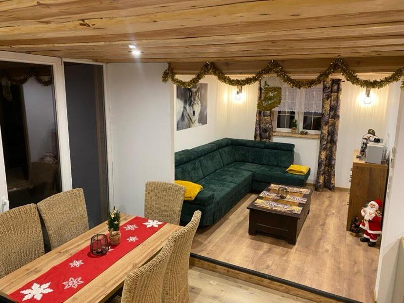 Jaskowa Chata Bieszczady Apartament Z Basenem Baligród المظهر الخارجي الصورة
